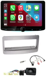 Kenwood Lenkrad USB DAB Bluetooth Autoradio für Toyota RAV 4 2001-2006 dunkelsil