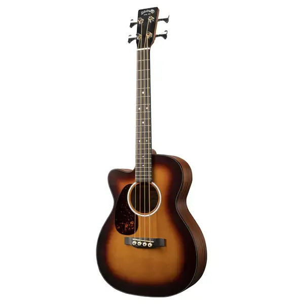 Акустическая бас-гитара Martin 000CJr-10E Left-Handed Acoustic-Electric Bass Guitar Burst w/ Gig Bag