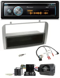 Автомагнитола Pioneer DAB USB CD Bluetooth, серебристая, для Alfa Romeo GT/147 2007–2010
