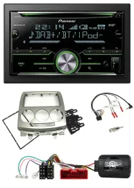 Pioneer Bluetooth Lenkrad DAB 2DIN USB CD Autoradio für Mazda 5 CR 2005-2010 sil
