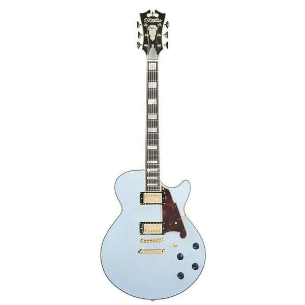 Электрогитара полуакустическая D'Angelico EX-SS Non-F Hole Deluxe Edition Hollow-body Powder Blue