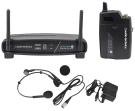 Audio Technica ATW-1101/H System 10 Digital Wireless Headset Microphone System