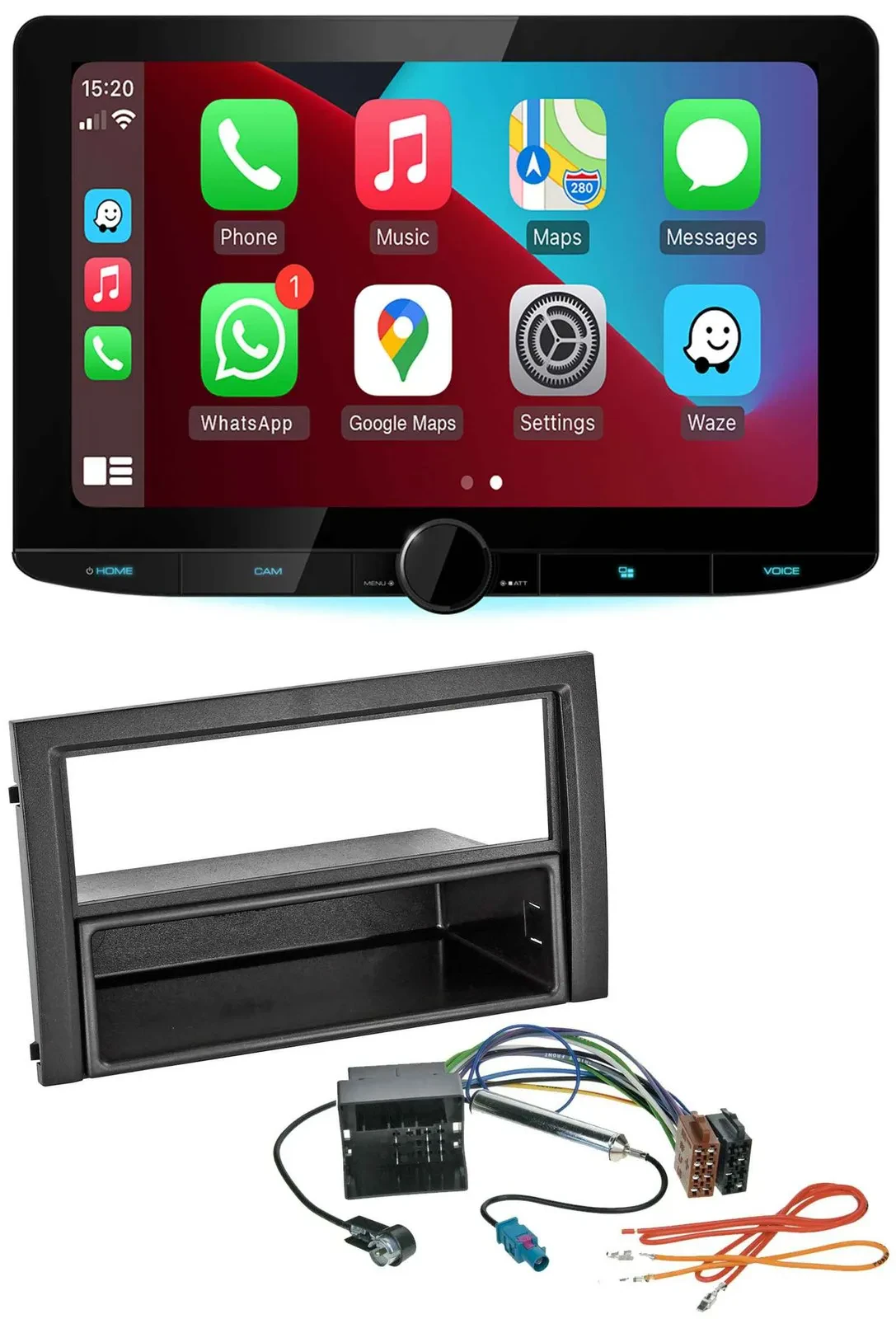 Kenwood MP3 USB DAB Bluetooth Autoradio für Skoda Fabia 6Y Facelift 2004-2007 Qu