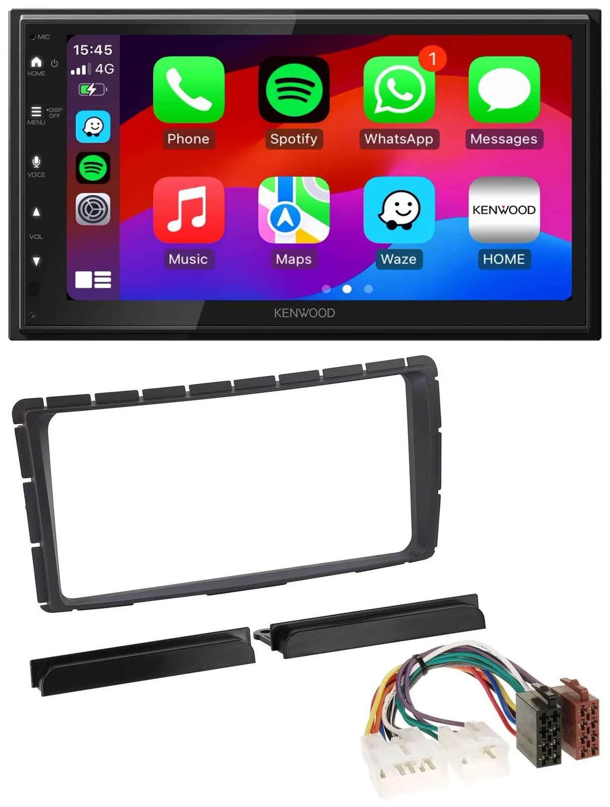 Kenwood MP3 USB DAB 2DIN Bluetooth Autoradio für Toyota Hilux (ab 2011)