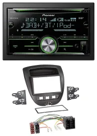 Pioneer Bluetooth MP3 DAB 2DIN USB CD Autoradio für Citroen C1 Toyota Aygo Peuge