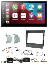 Автомагнитола для Porsche Panamera 2009–2016 Pioneer 2DIN, DAB, Bluetooth, USB, поддержка управления с руля