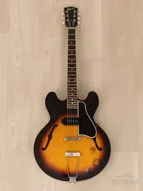 Электрогитара полуакустическая Gibson ES-330T P90 Sunburst w/case USA 1959