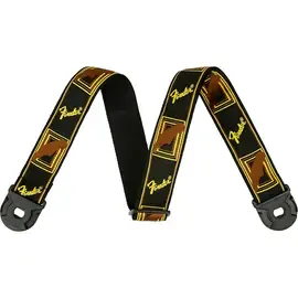 Гитарный ремень Fender Quick Grip Locking End Monogram Strap