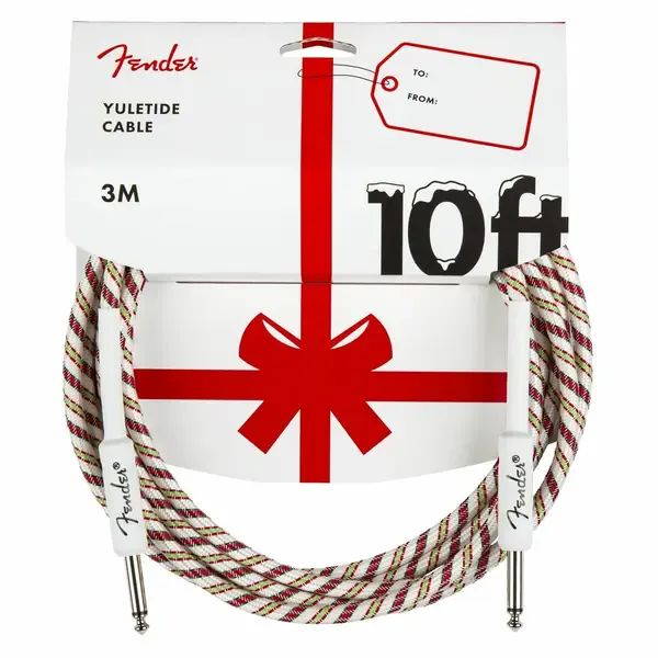 Инструментальный кабель Fender Yuletide Cable Red Green 3 м