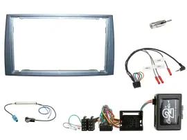 Radioset Lenkradadapter Doppel DIN Autoradio für Peugeot 308 silber 07-09 PDC