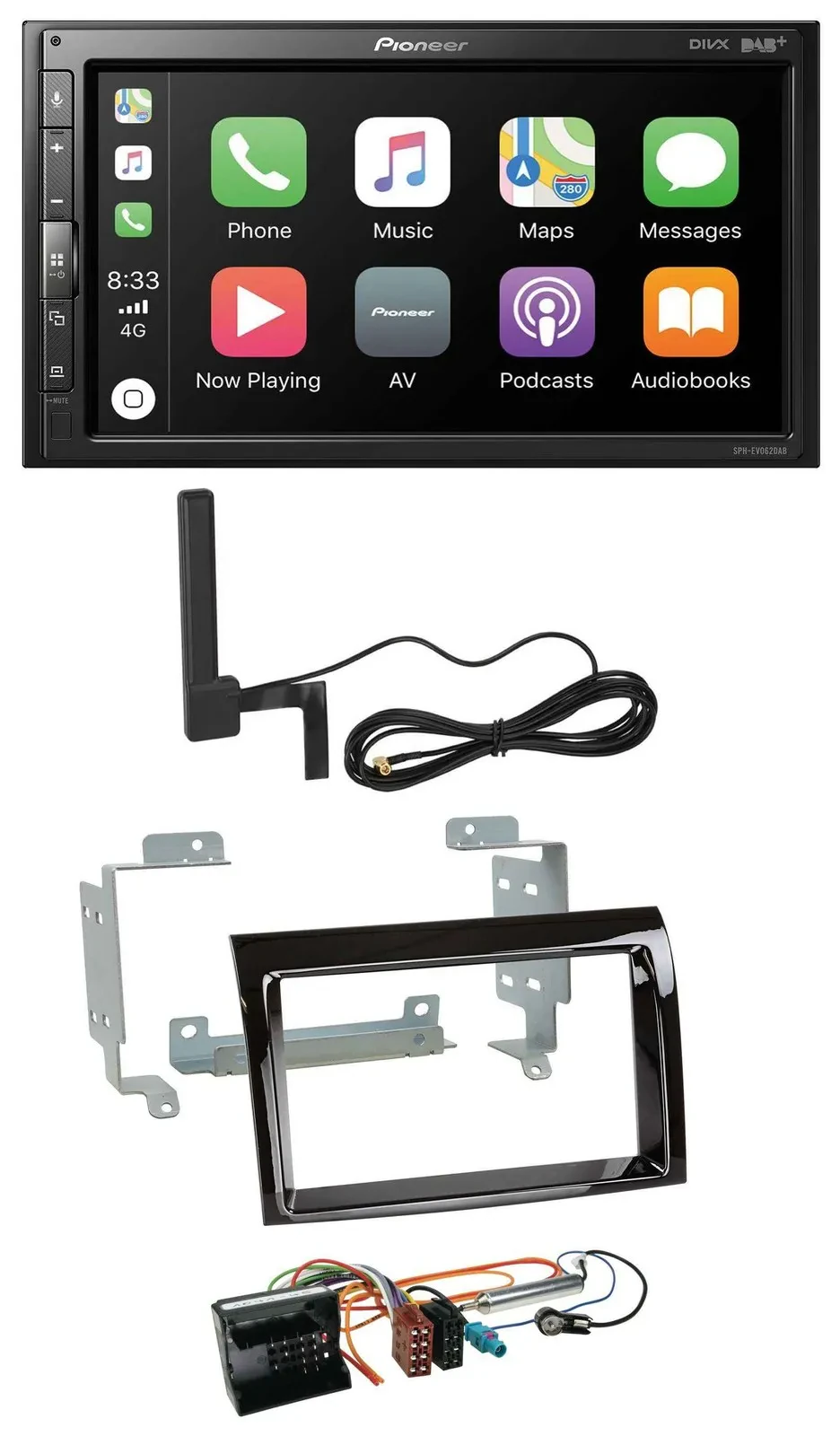 Автомагнитола для Citroen Jumper 2006–2011 Pioneer 2DIN USB, Bluetooth, DAB, MP3