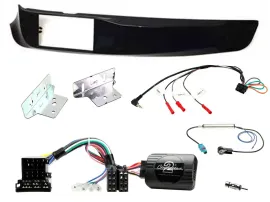 Einbauset Lenkradadapter Doppel DIN Autoradio für Alfa Giulietta 940 10-14 schwa