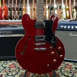 Электрогитара полуакустическая Epiphone Dot ES-335 HH Cherry w/gigbag China 2020