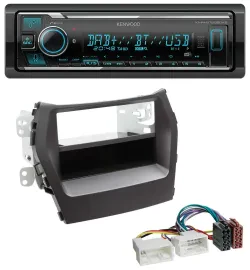 Kenwood Bluetooth MP3 DAB USB Autoradio für Hyundai Santa Fe (ab 2012)