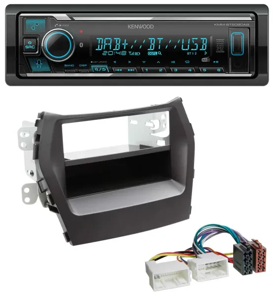 Kenwood Bluetooth MP3 DAB USB Autoradio für Hyundai Santa Fe (ab 2012)