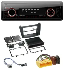 Автомагнитола для Mazda 3 Blaupunkt 1DIN, SD/USB/AUX, MP3 (с 2009)