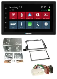 Blaupunkt MP3 Bluetooth DAB 2DIN USB Autoradio für SSangYong Actyon Kyron 2006-2