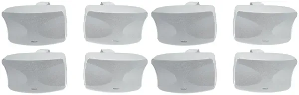 Настенная акустика Rockville WET-44 PRO White 4" 45W (8 штук)