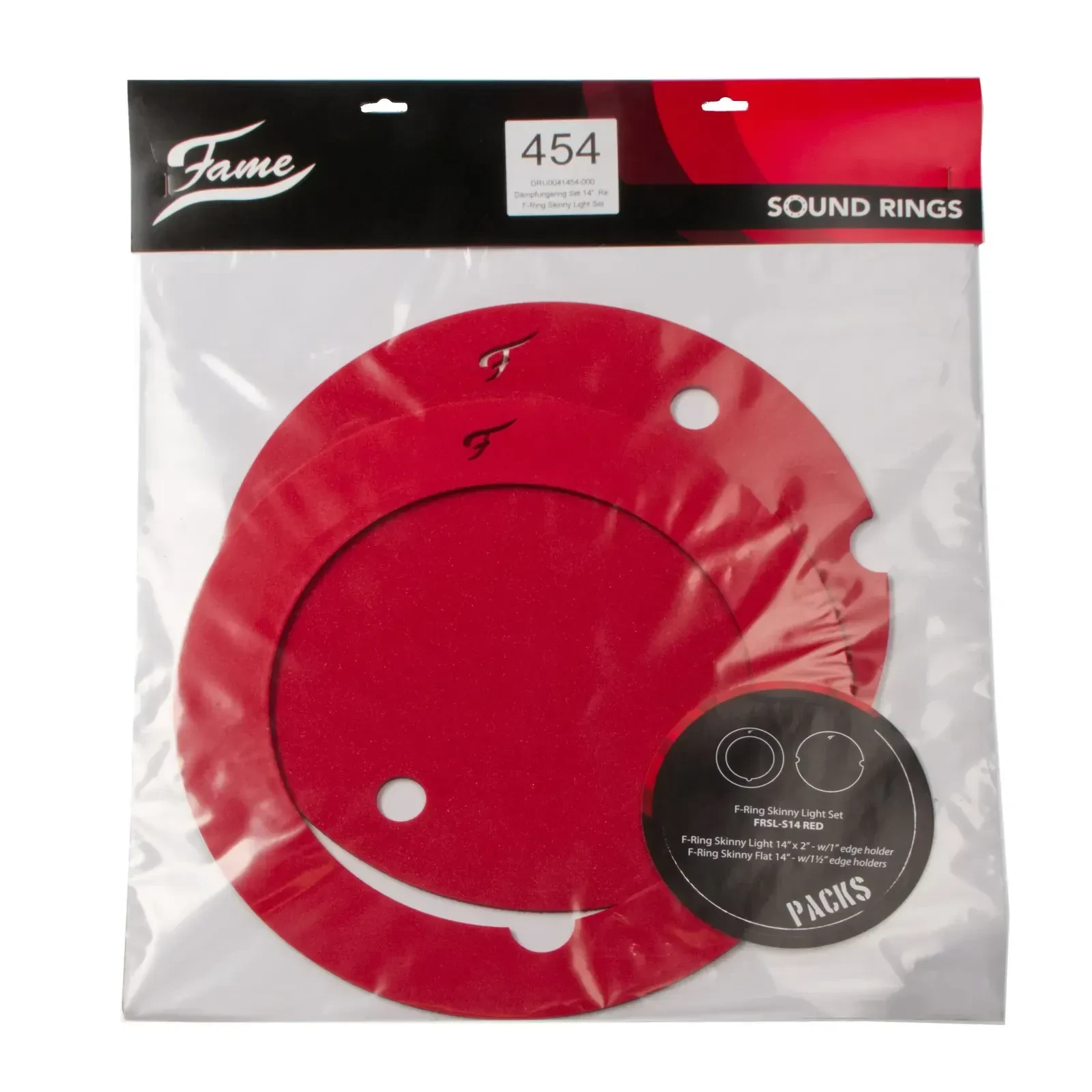 Набор демпферов для барабана Fame Audio FRSL-R F-Ring Skinny Light Set