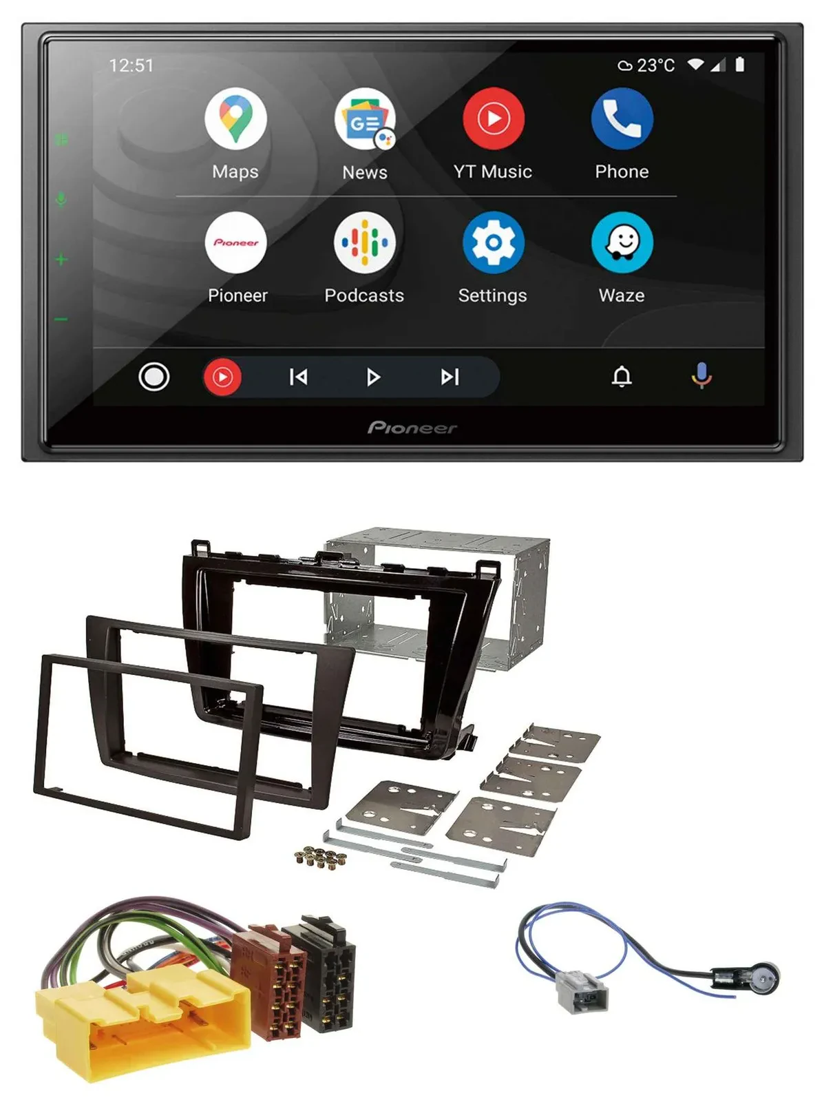 Pioneer USB 2DIN DAB MP3 Bluetooth Autoradio für Mazda 6 (208-2012)