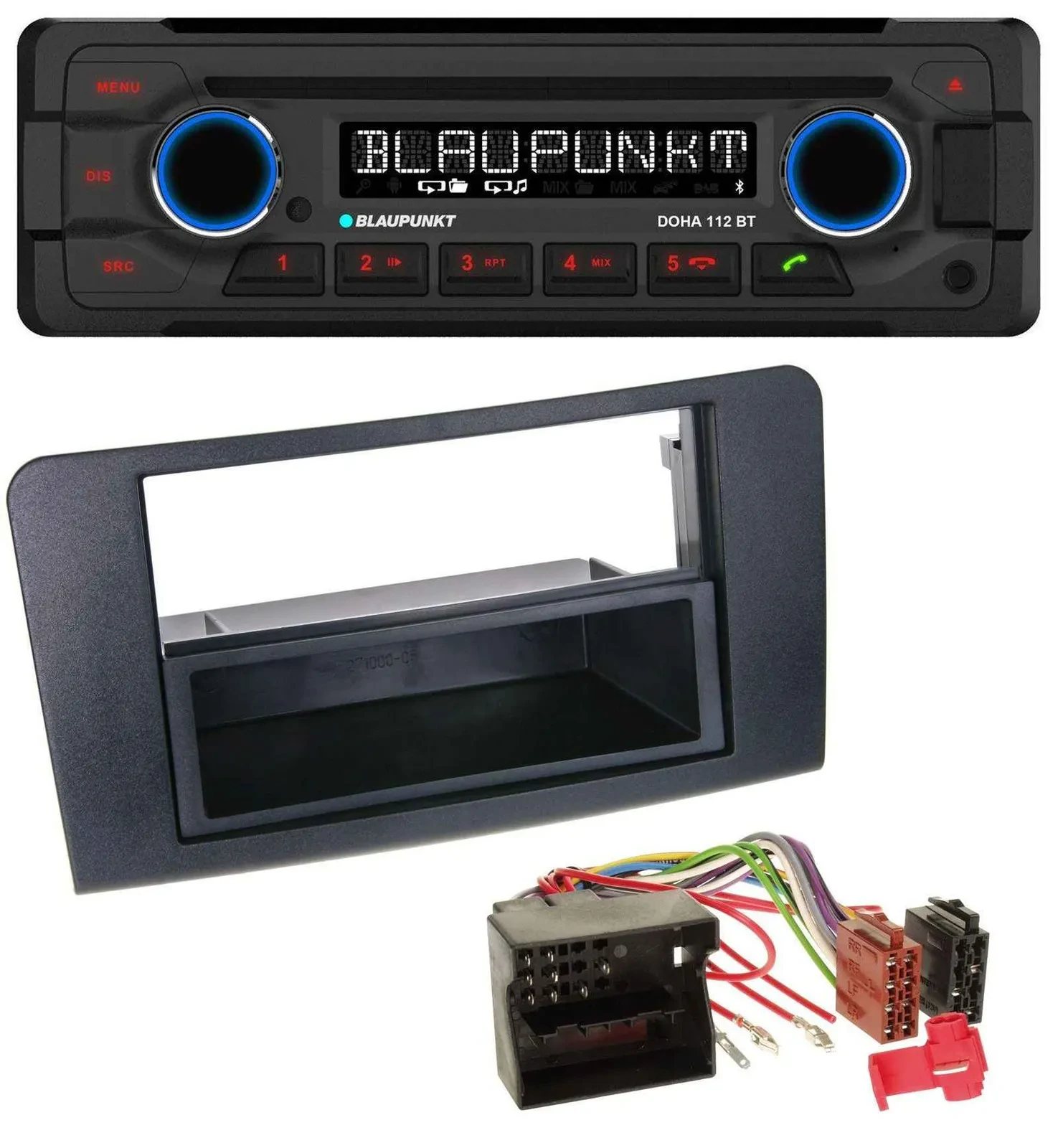Blaupunkt AUX MP3 CD Bluetooth USB Autoradio für Mercedes ML (ab 2006)