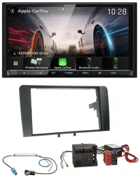 Kenwood MP3 2DIN USB DAB Bluetooth Autoradio für Audi A3 8P 2003-2012 Aktivsyste