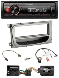 Автомагнитола для Ford C‑Max/Focus/Galaxy Pioneer Bluetooth, USB, DAB (с 2007 года), поддержка кнопок на руле