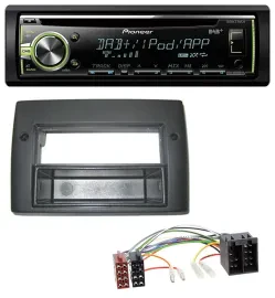 Pioneer DAB USB MP3 AUX CD Autoradio für Fiat Stilo 192 01-08 Profiversion Ablag