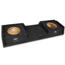 NVX VE-GM-SLVECG1-D10S Dual 10" Sealed Empty Subwoofer Enclosure