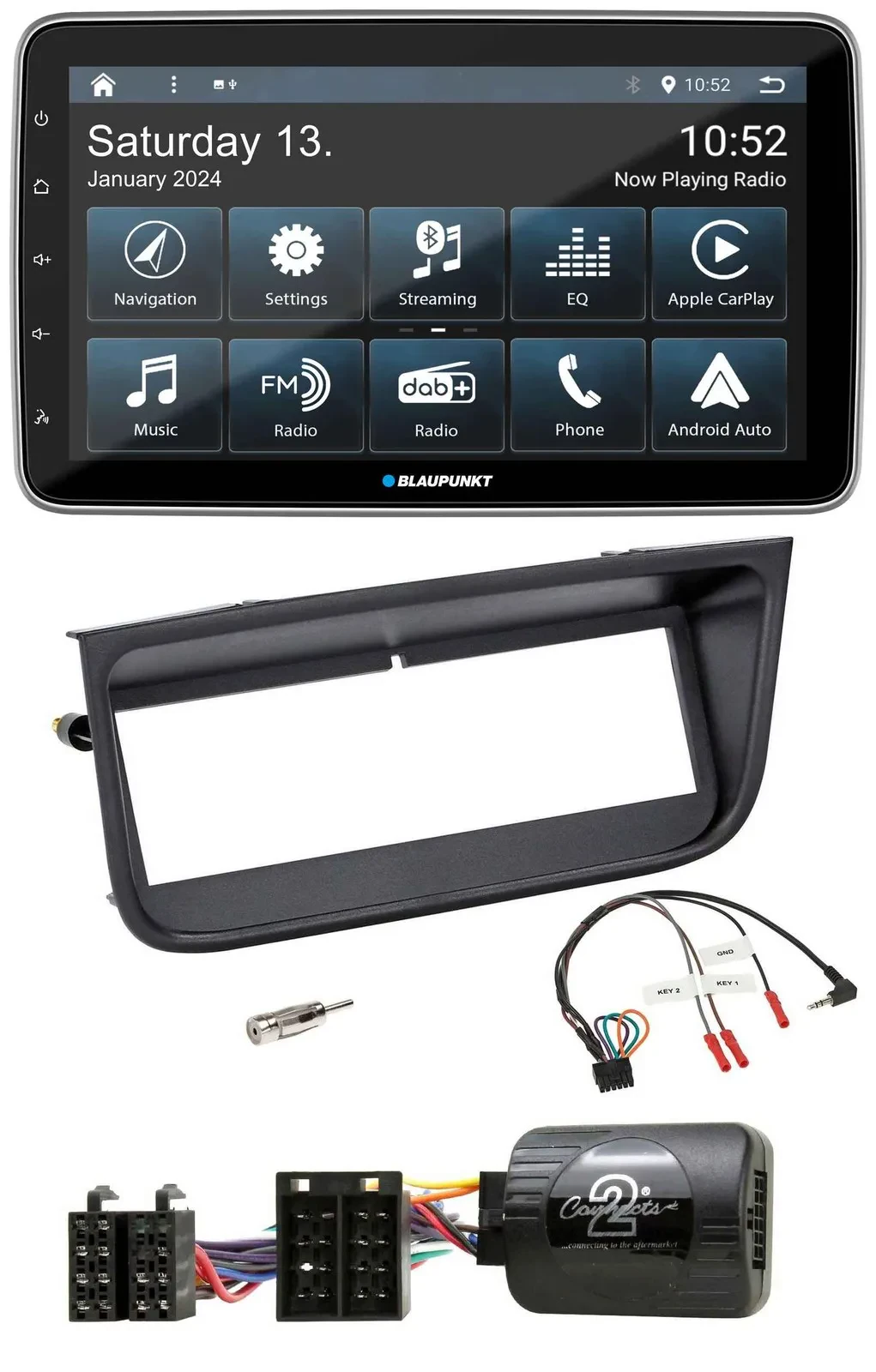 Blaupunkt USB DAB SD Lenkrad Bluetooth Autoradio für Peugeot 406 2002-2005