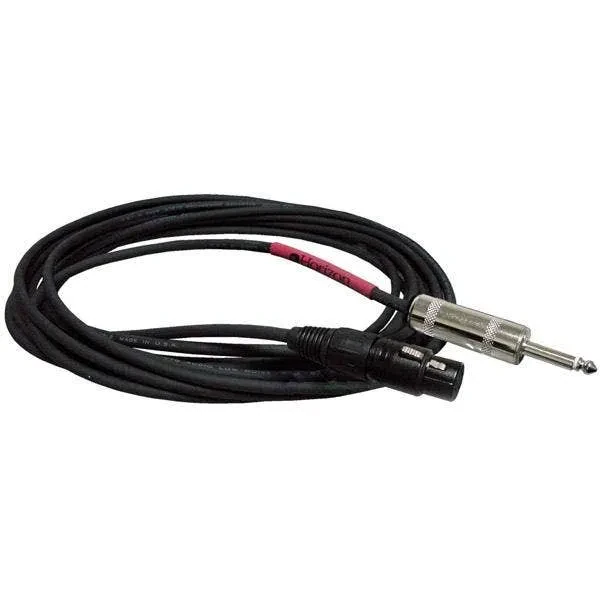 XLR to 1/4" 25' Microphone Cable (with Transformer)