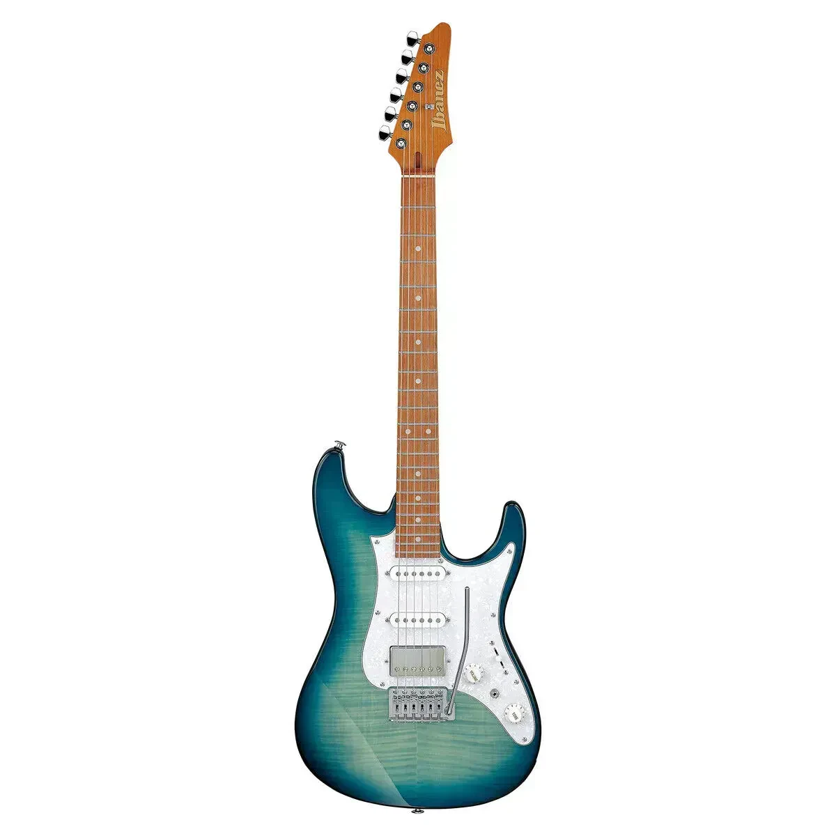 Электрогитара Ibanez AZ22S1F Standard Transparent Turquoise Burst