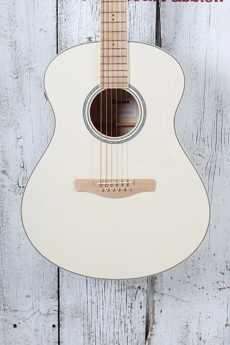Ibanez AAM370M2E Acoustic Electric Guitar Transparent Antique White Ice Blue