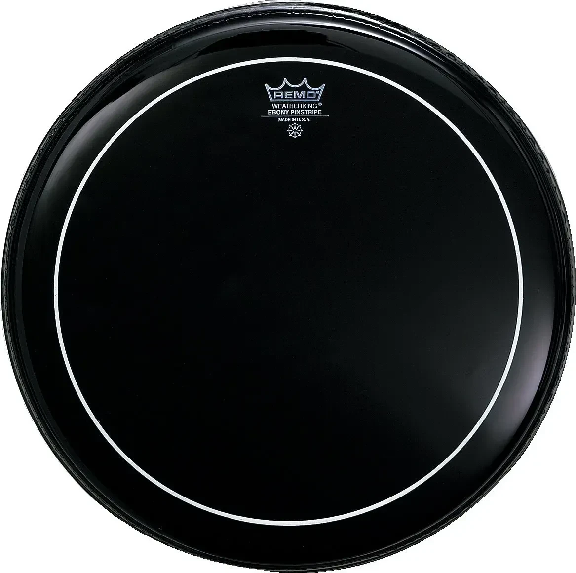 Пластик для барабана Remo 12" Pinstripe Ebony
