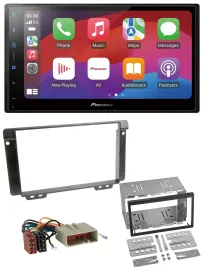 Pioneer DAB USB MP3 Bluetooth 2DIN Autoradio für Land Rover Freelander 2004-2006