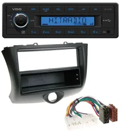 Автомагнитола VDO 1DIN, USB, AUX, MP3 для Toyota Yaris (2003–2006)