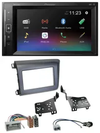 Pioneer DAB MP3 2DIN Bluetooth USB Autoradio für Honda Civic US Modelle 2012-201