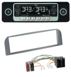 Dietz USB DAB MP3 Bluetooth Autoradio für Alfa Romeo 147, GT - anthrazit