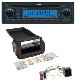 VDO AUX MP3 1DIN CD USB Autoradio für FIAT Fiorino (ab 2008)