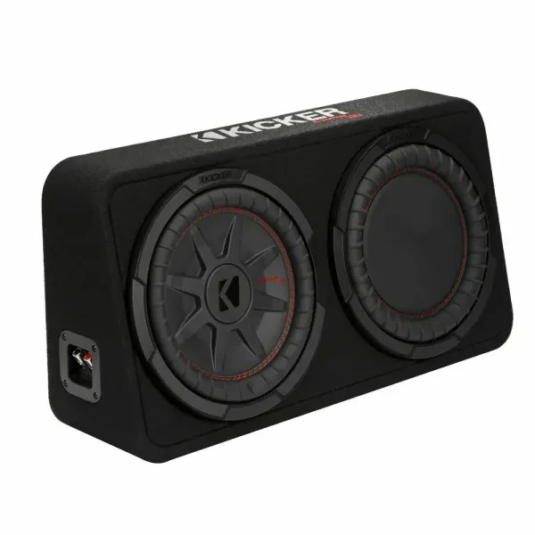 Kicker Comp RT Series Single 10" Sealed Subwoofer Enclosure w/ Reflex Sub