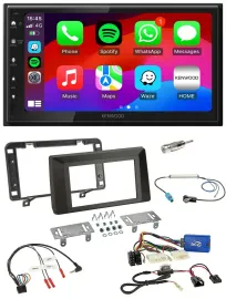 Kenwood Lenkrad USB DAB 2DIN Bluetooth Autoradio für Dacia Duster ab 2021