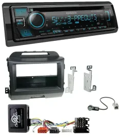 Kenwood Bluetooth USB CD Lenkrad DAB Autoradio für Kia Sportage 3 Navi 10-15 sch
