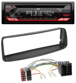 JVC CD DAB USB Bluetooth MP3 Autoradio für Peugeot 206 (ab 1998)