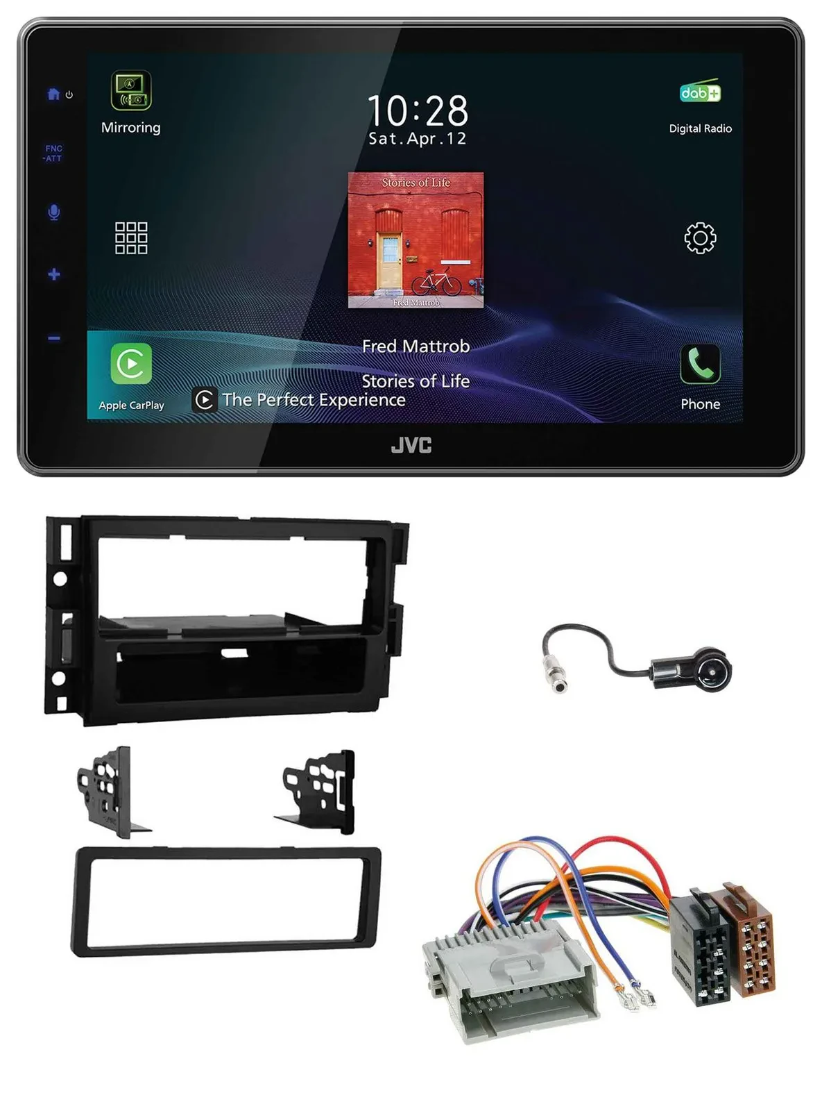 JVC DAB MP3 Bluetooth USB Autoradio für Buick Enclave 2008-2012 Lucerne 2006-201