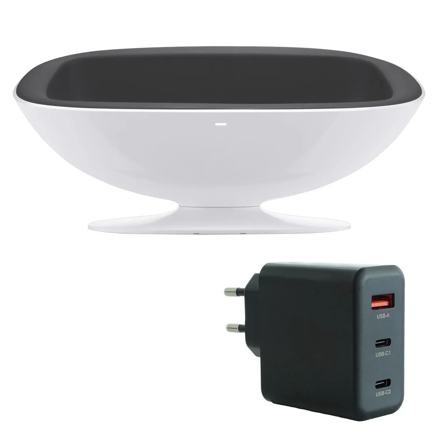 Lava Music Space Charger Ladestation für Me 3 und Me 4 36 grau mit Netzteil