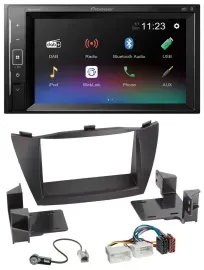 Pioneer DAB MP3 2DIN Bluetooth USB Autoradio für Hyundai ix35 (2010-2013)