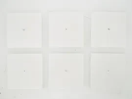 (6) JBL MTC-414SG White Square Grilles for Control 412 / 414 Ceiling Speakers