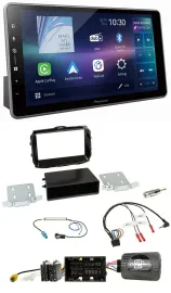 Автомагнитола Pioneer Bluetooth USB DAB для Alfa Romeo Giulietta 2013–2021, черный (piano black), поддержка кнопок на руле