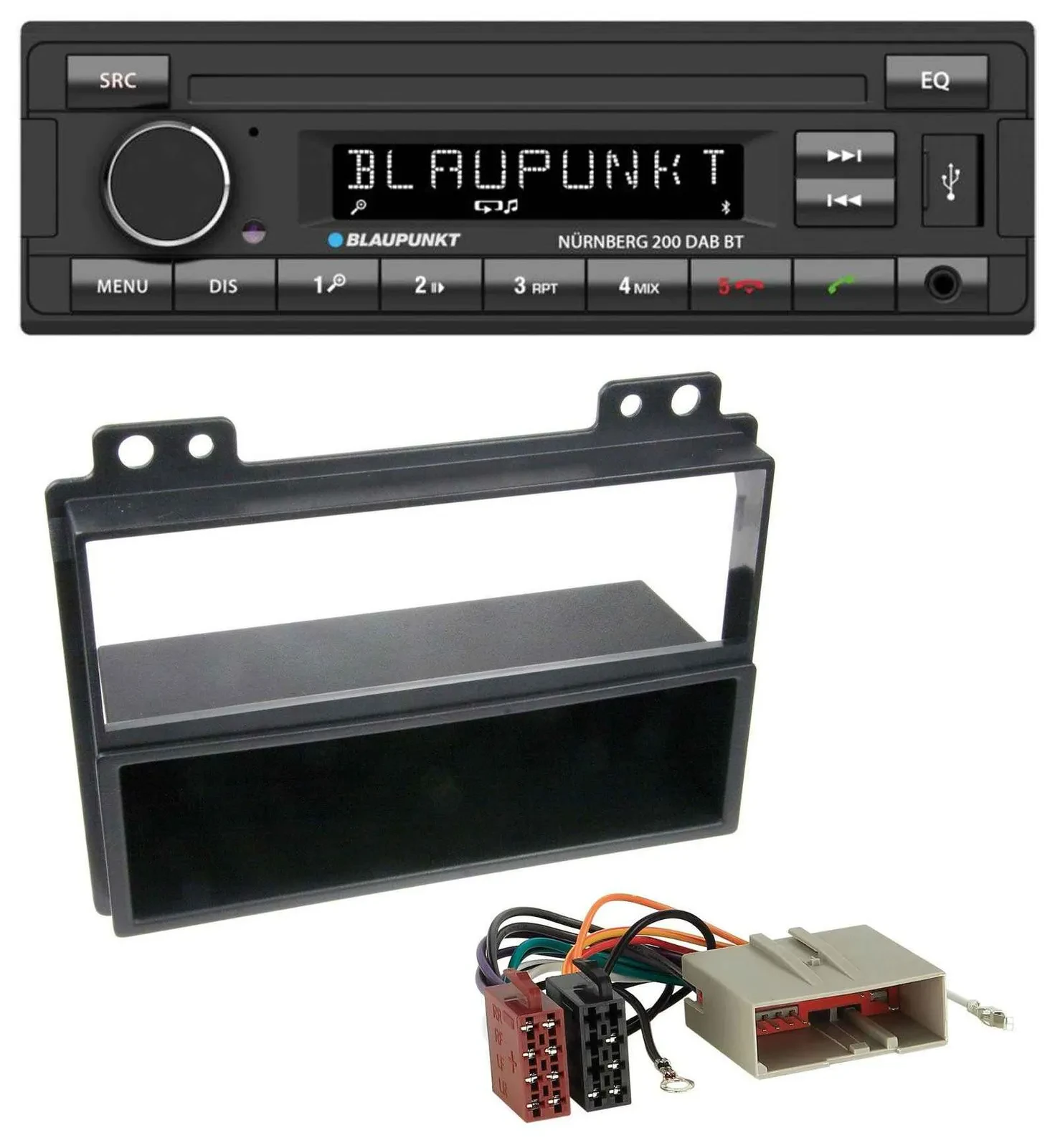 Blaupunkt USB DAB MP3 Bluetooth Autoradio für Ford Fiesta 03-05 Fusion 02-05