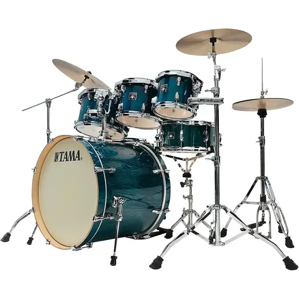 Ударная установка акустическая TAMA Superstar Classic Exotix 7-Piece Shell Pack 22" Bass Sapphire Lacebark Pine